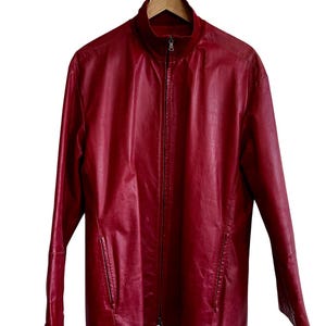 Gianfranco Ferre Leather Jacket - Etsy