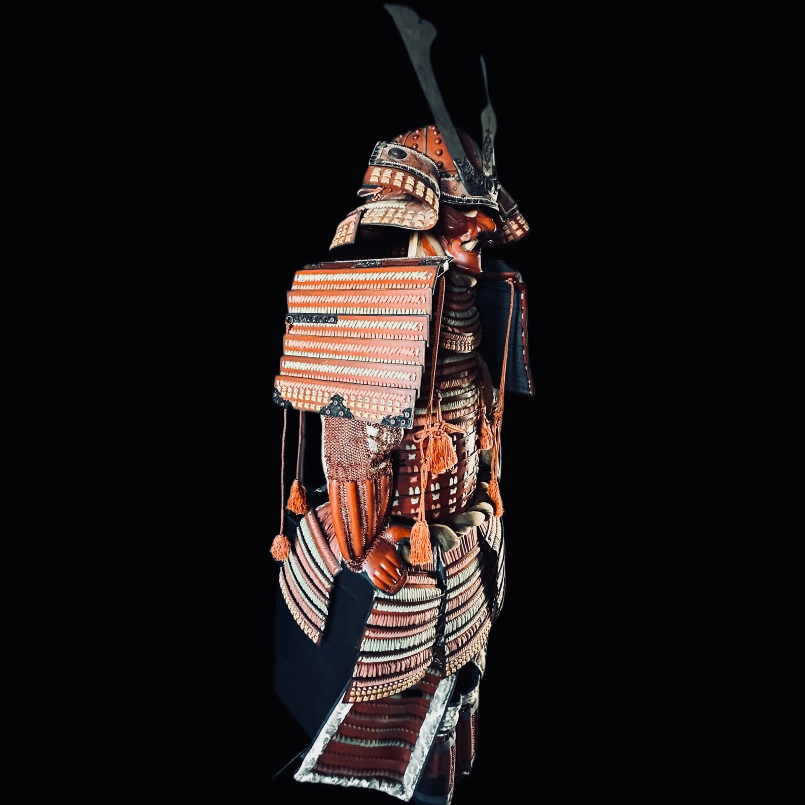 Genuine Japanese Red Samurai Armor Antique Rarity Etsy