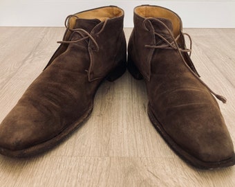 Barneys New York mit Lidfort Vintage Chukka Boots Suede braun 41