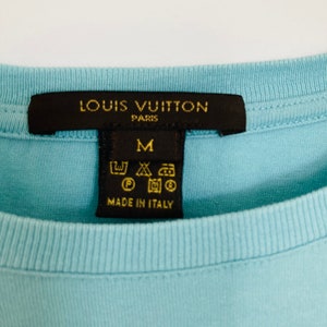 Louis Vuitton Men Matching Set Blue Tools Printed Longsleeve Shirt L & M  Shorts