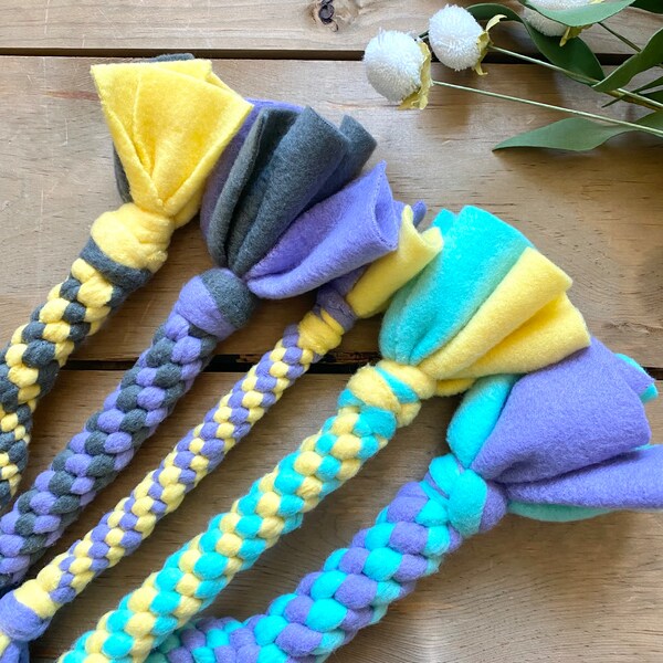 Fleece Dog Toys Etsy