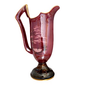 Handmade Ceramic Wine Pitcher Beer Pitcher Serving Pitcher Lemonade Pitcher Vintage Decor Vintage Tableware Retro Kitchenware. souvenir gift