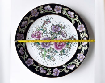 「高評価！」注目のレビュ ヴィンテージの中国製磁器皿、手描きの皿、花柄の皿、中国製磁器 バーベキュー・調理用品