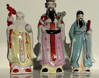 手彫りのタグアナット福禄寿像、中国の祝福の装飾 - Etsy 日本