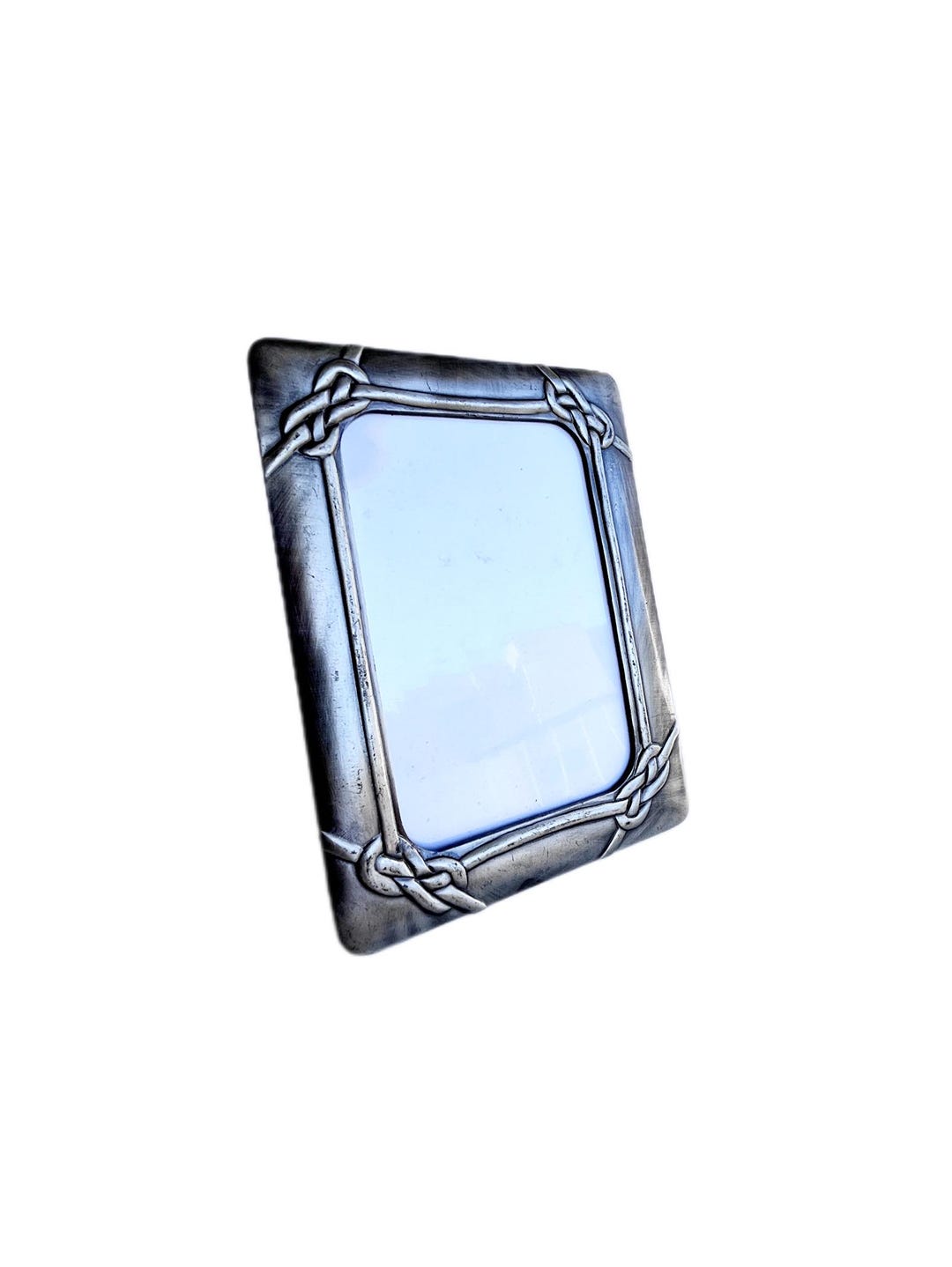 Vintage Pewter Photo Frame. Celtic Knot Design. Art Nouveau Style, Art ...