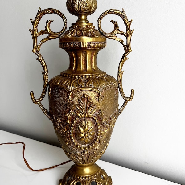 Antique bronze lamp in Renaissance style