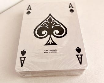 Professional New Cartamundi Plastic Casino Playing Rare