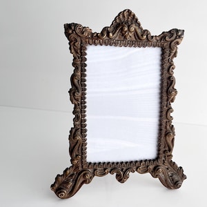 Vintage Portuguese Bronze Photo Frame Barbeitos LISBOA Portrait Photo Frame Solid Brass Picture Frame Vintage Metal Photo Fram Souvenir Gift