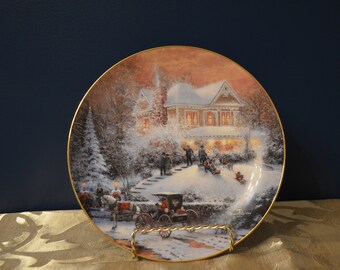 All Friends Are Welcome - Thomas Kinkade, 1993 - Numbered Plate