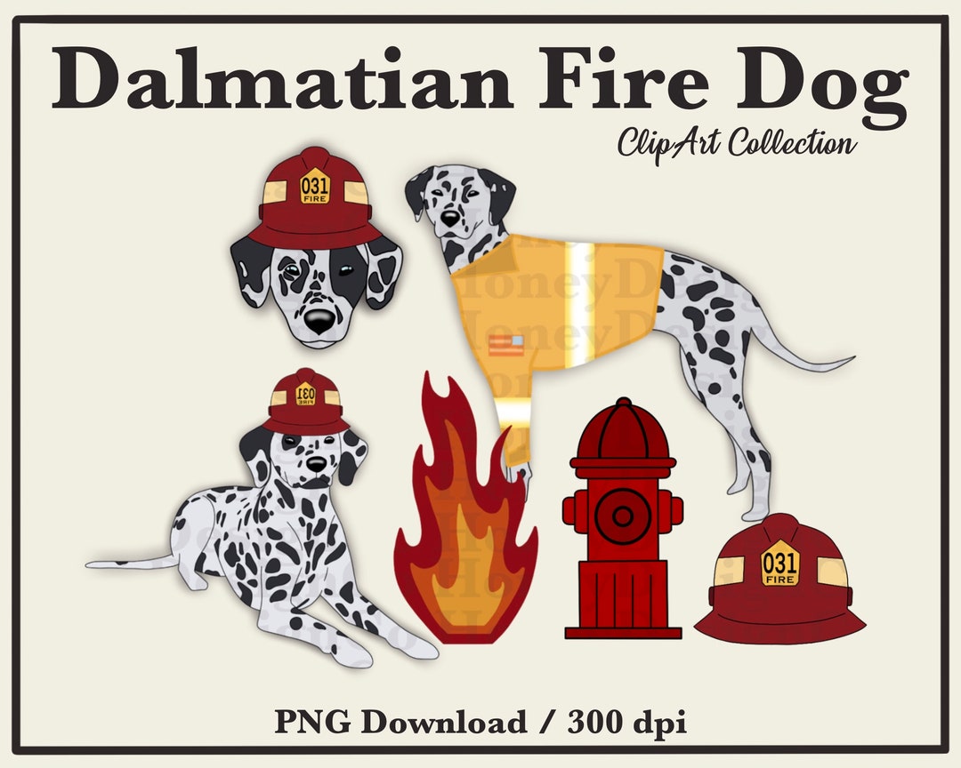 Dalmatian Fire Fighter Clipart Png Dalmatian Fire Fighter Clipart Fire ...