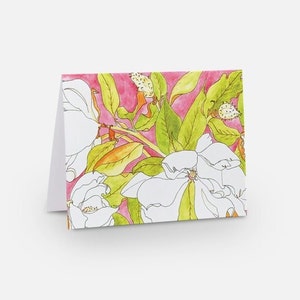 Originele Art Note Cards- "Magnolia" Design
