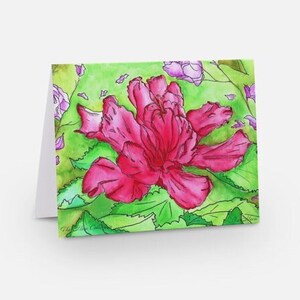 Original Art from Maui Collection Notecards &quot;Hibiscus up close&quot; Design 10 cards/envelopes