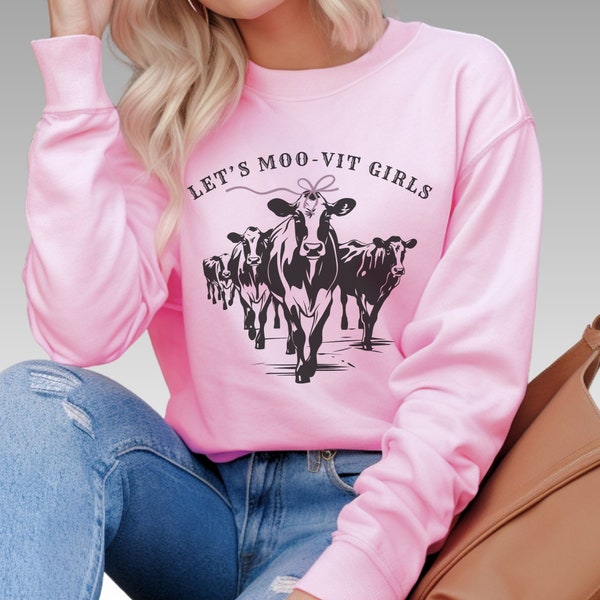 Cow Coquette Sweatshirt, Cowgirl Sweatshirt, Bow Sweatshirt, Pretty Farm Girl, Long Live Cowgirls, FFA, Granola Girl, Tennessee Sweatshirt