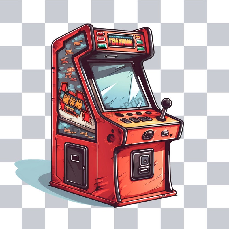 Arcade Machine Clipart 15 High Quality Pngs Transparent Digital