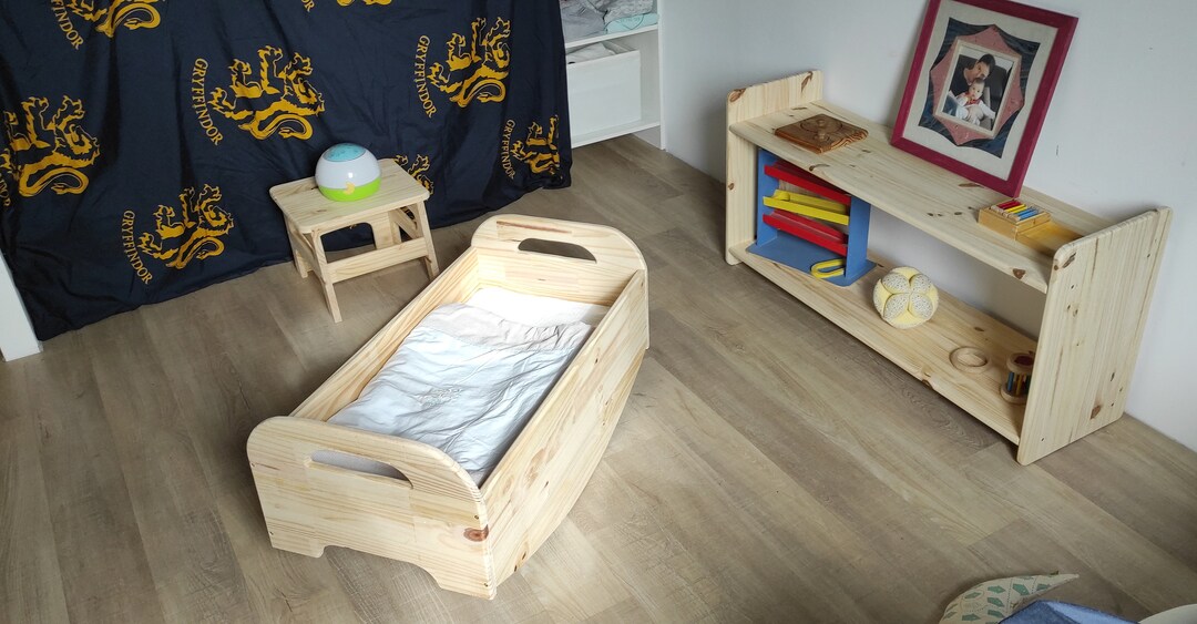 Cradle Rocking Bed Cradle for Newborn Baby Cradle Wooden Etsy