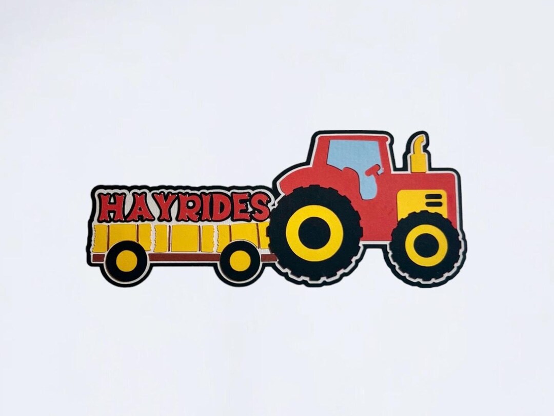 Hay Rides Logo Hay Rides Photos Scrapbook, Hay Rides Die Cut, Hay Rides Photos ...