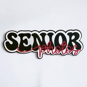 Álbum de recortes de fotos de último año, fotos troqueladas de último año, adornos para álbum de recortes de fotos de último año, título para álbum de recortes de fotos de último año, título prediseñado