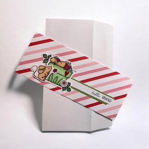 Tarjeta de felicitación fina hecha a mano - CTMH - Hola amigo/amistad