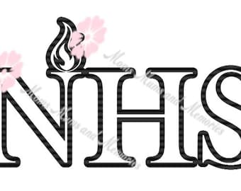 NHS | Nationale Ehrengesellschaft | Unterstützen Handwerk | Mama | Acryl | beschreibbar