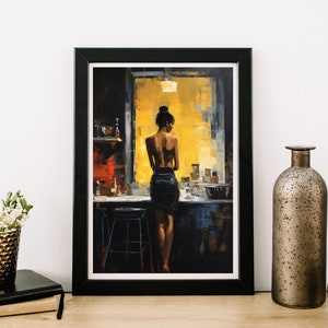 African American Art, Women of Color Printable Art, Wall Art Decor for Home, Office or Bedroom, Beautiful Black Woman Digital Art Print