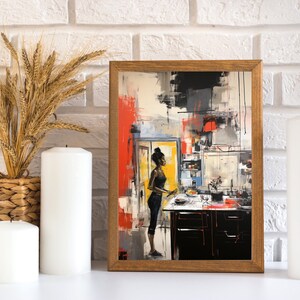 African American Art, Women of Color Printable Art, Wall Art Decor for Home, Office or Bedroom, Beautiful Black Woman Digital Art Print