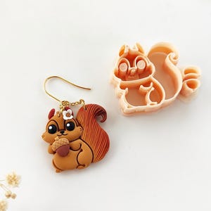 Ekorre Polymer Clay Cutter | Ekollonörhängen Form
