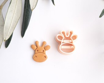 Giraffe Clay Cutter |Animal Polymer Clay Mold |Earring & Jewelry Maker Supplies