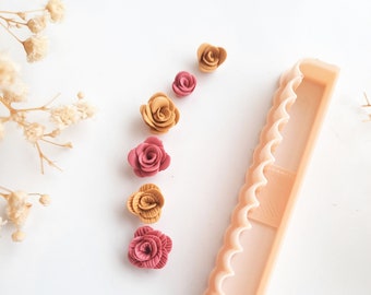 Flower Roller Clay Cutter | Polymer Clay Tool |Earring & Jewelry Maker Supplies
