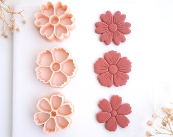 Flower Polymer Clay Cutters | Floral Cookie Cutter