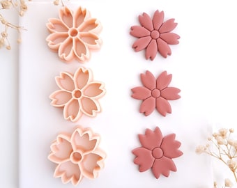 Bloemvorm polymeerklei | Bloemensnijder