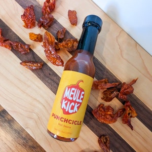 3er-Pack Punchcicle Hot Sauce Meule Kick Ohio Made Lokal hergestellt Scharfe scharfe Soße als Geschenk Biologisch und frisch Bild 1