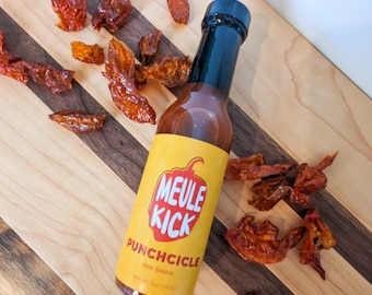 3er-Pack Punchcicle Hot Sauce | Meule Kick Ohio Made | Lokal hergestellt | Scharfe scharfe Soße als Geschenk | Biologisch und frisch