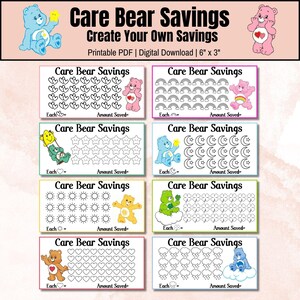 Sfida di risparmio degli Orsetti del Cuore: Mini Tracker A6 (download digitale)