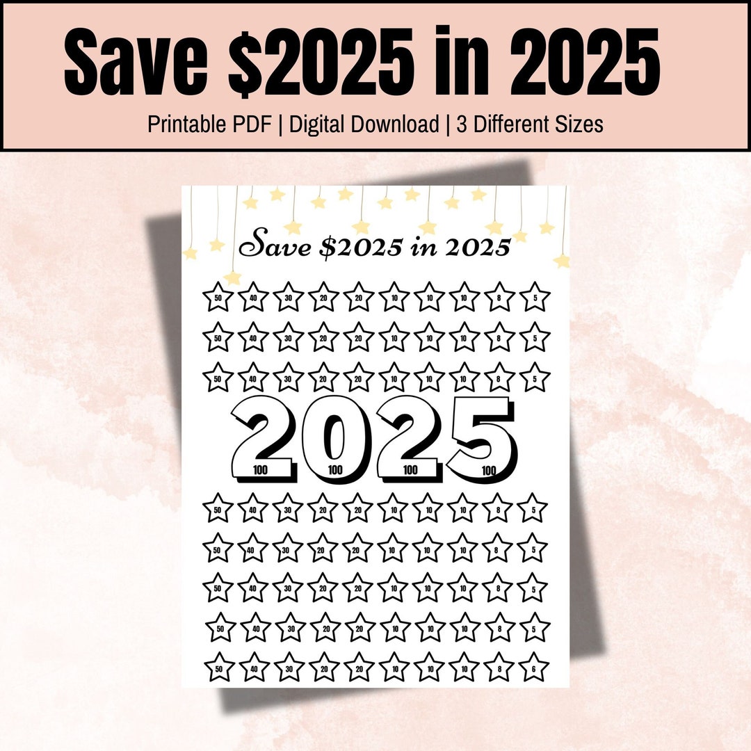 Save 2025 In 2025 Save 2025 In 2025saving Tracker Save 2025 In 2025 Il 271f 