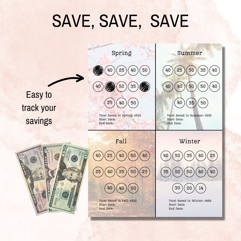 Save 2024 in 2024 Save 2024 in 2024 Saving Tracker Save 2024 Etsy Finland