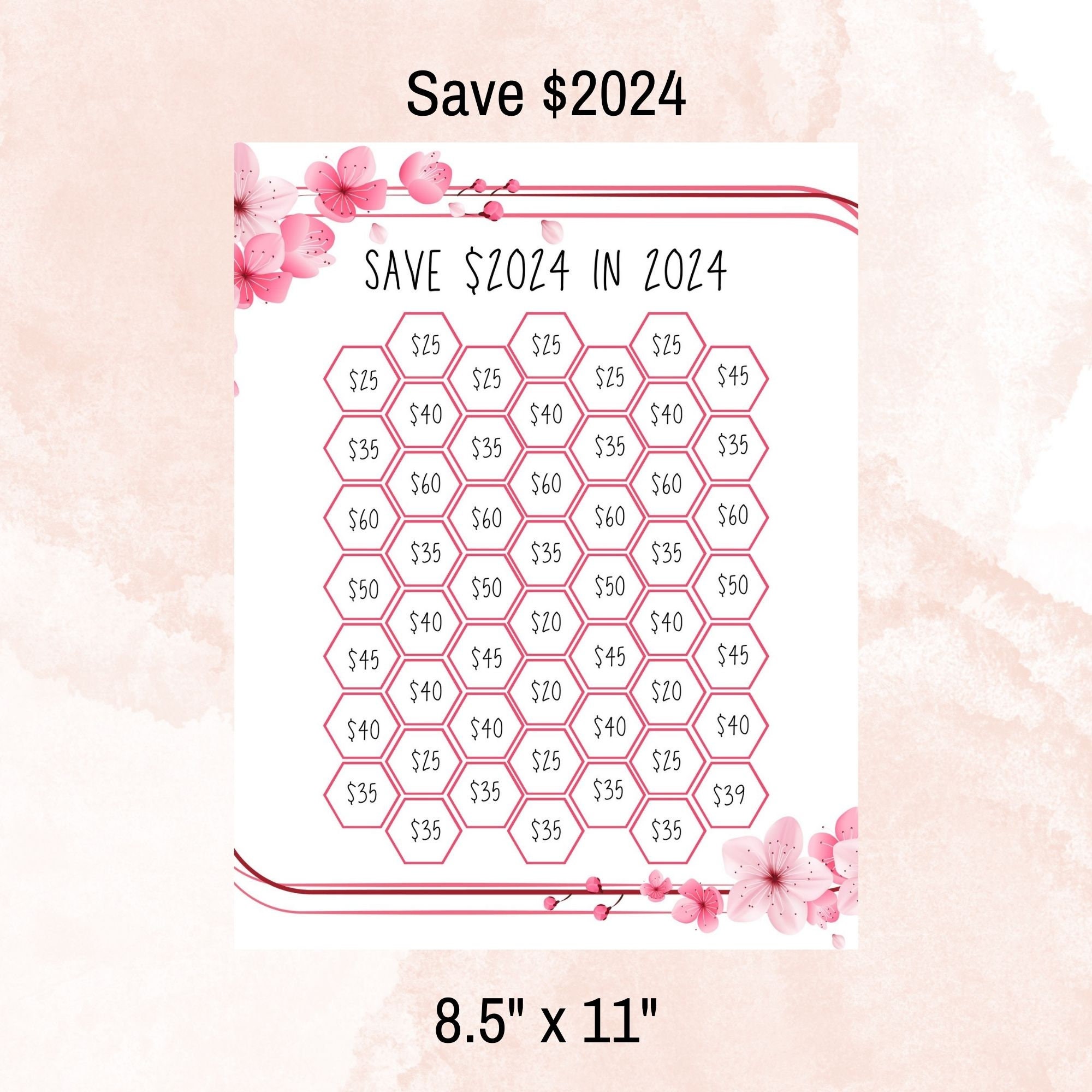 Save 2024 in 2024, Save 2024 in 2024 Saving Tracker, Save 2024 in 2024