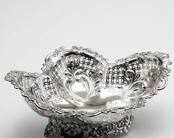 James Dixon Sterling Basket