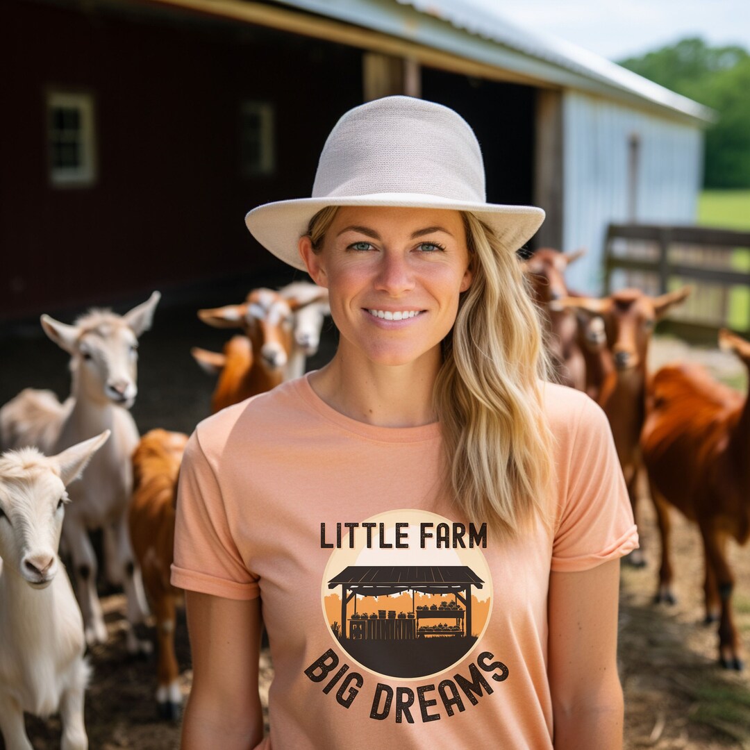 Octavia | Women's Cute Farmland Art Print Shirt main image 1