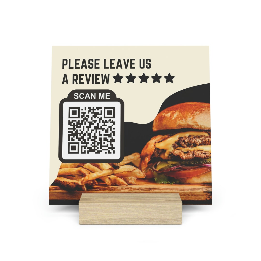 QR Scanner Price List for Business Printed Information Gallery Board