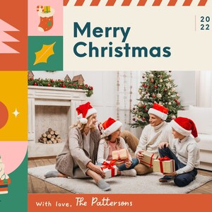 Christian Christmas Card Customizable Christmas Card Download Personalized Christmas Greeting Cards Photo Christmas Cards for Holiday Season