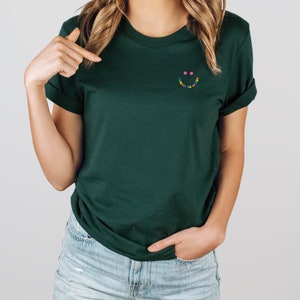 Faith Based Shirt Always Be Joyful Pocket Square Tshirt Gift for Her Retro Tee Christian Sayings Shirt Faith Smile T Shirt for Friend Sister