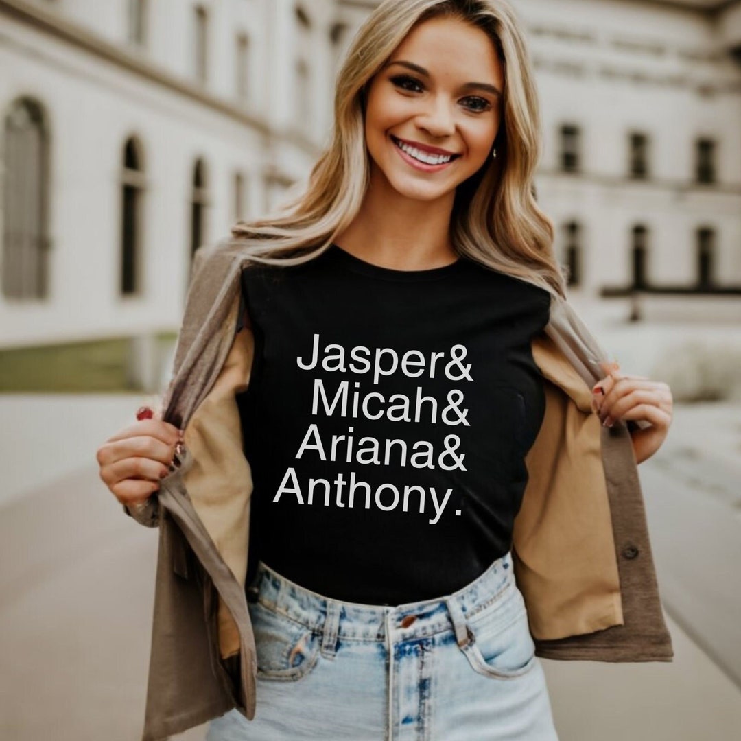 Custom Name List Shirt for Mom Grandma Name List Shirt Helvetica Font ...
