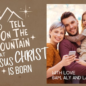 Christliche Weihnachtskarte Personalisierte Weihnachtskarte Download Personalisierte Weihnachtsgrußkarten Fotoweihnachtskarten für Ferienzeit