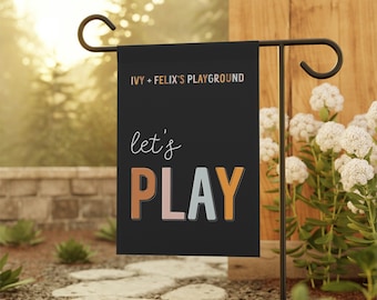Playground banner for Kids Playroom Decor Home and Garden Flag for Outdoor Decorating Kids Playhouse Fla for Kids Clubhouse Flag