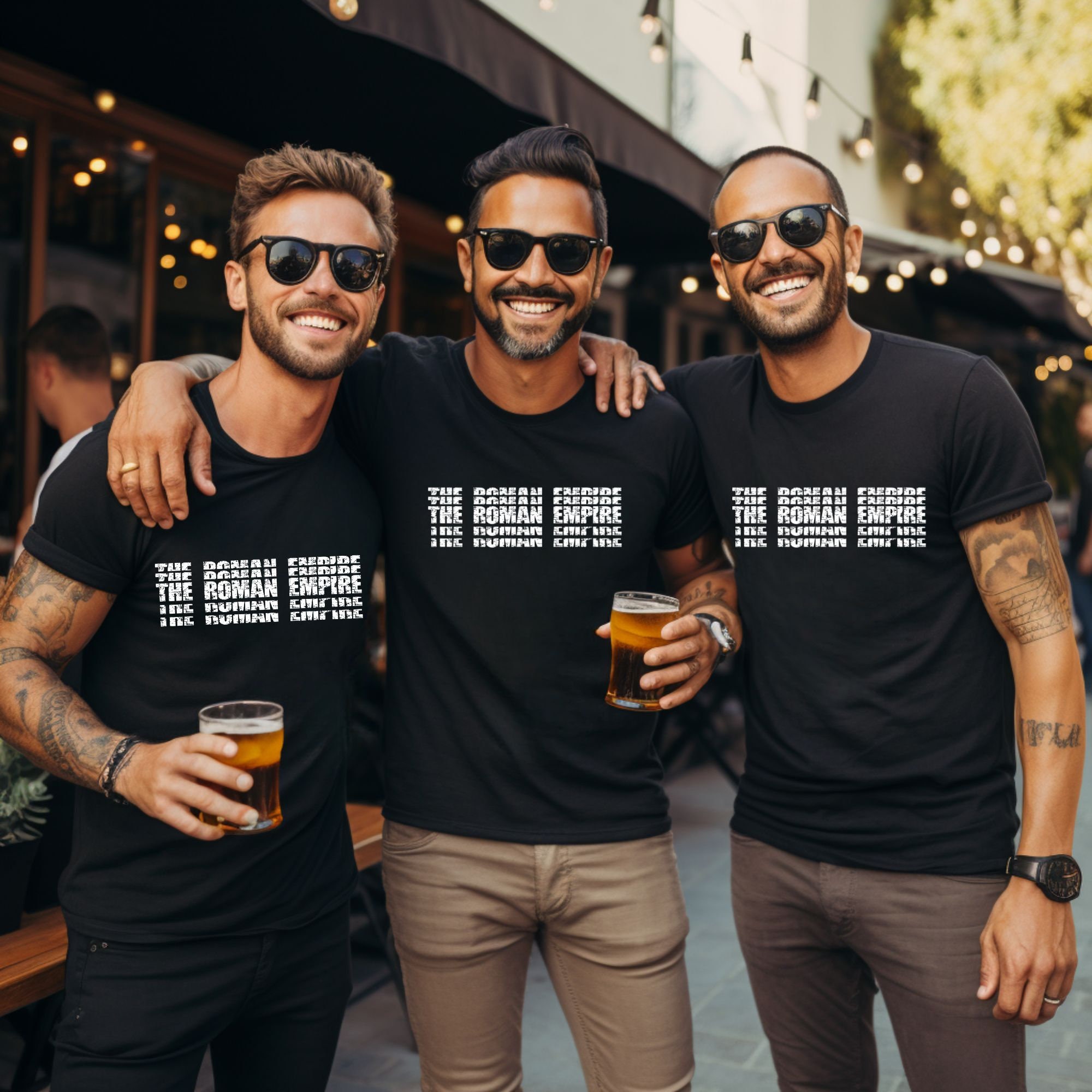 Funny Guys Shirt for Him Bachelor Party Shirts Roman Empire Husband Gift for Dad Trending Jokes Shirt Guys Night Out Matching T-shirts