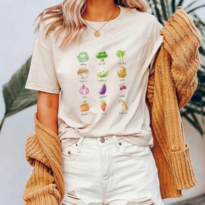 Cute Vegetable Shirt for Garden Lovers, Vegetable Tshirt for Gardeners, Vegetable Lover Shirt, Hobby Farm Shirt, Homestead Shirt