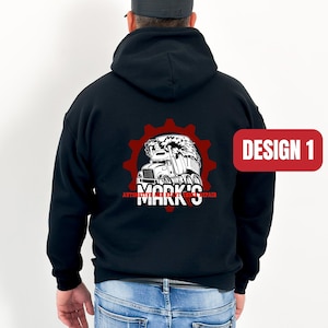 Mechanic Shirt for Auto Shop Logo Shirts for Car Repairmen Semi Truck Shirt for Men Shirt for Work Heavy Truck repair Mechanic&#39;s  Hoodie