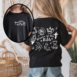 Women of the Bible Tshirt, Christian Shirt for Teens, Girls and Women, Faith Based Tee, Doodle Shirts, Gift for Christian, Biblical Women