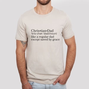 Christian Dad Shirt Fathers Day Gift for Christians Jesus Cross Shirt Funny Dad Shirt Faith Tshirt Saved By Grace Sweater Hoodie for Dad