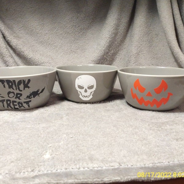 Spooky Halloween Bowls/Candy Dish (Sold Separately)